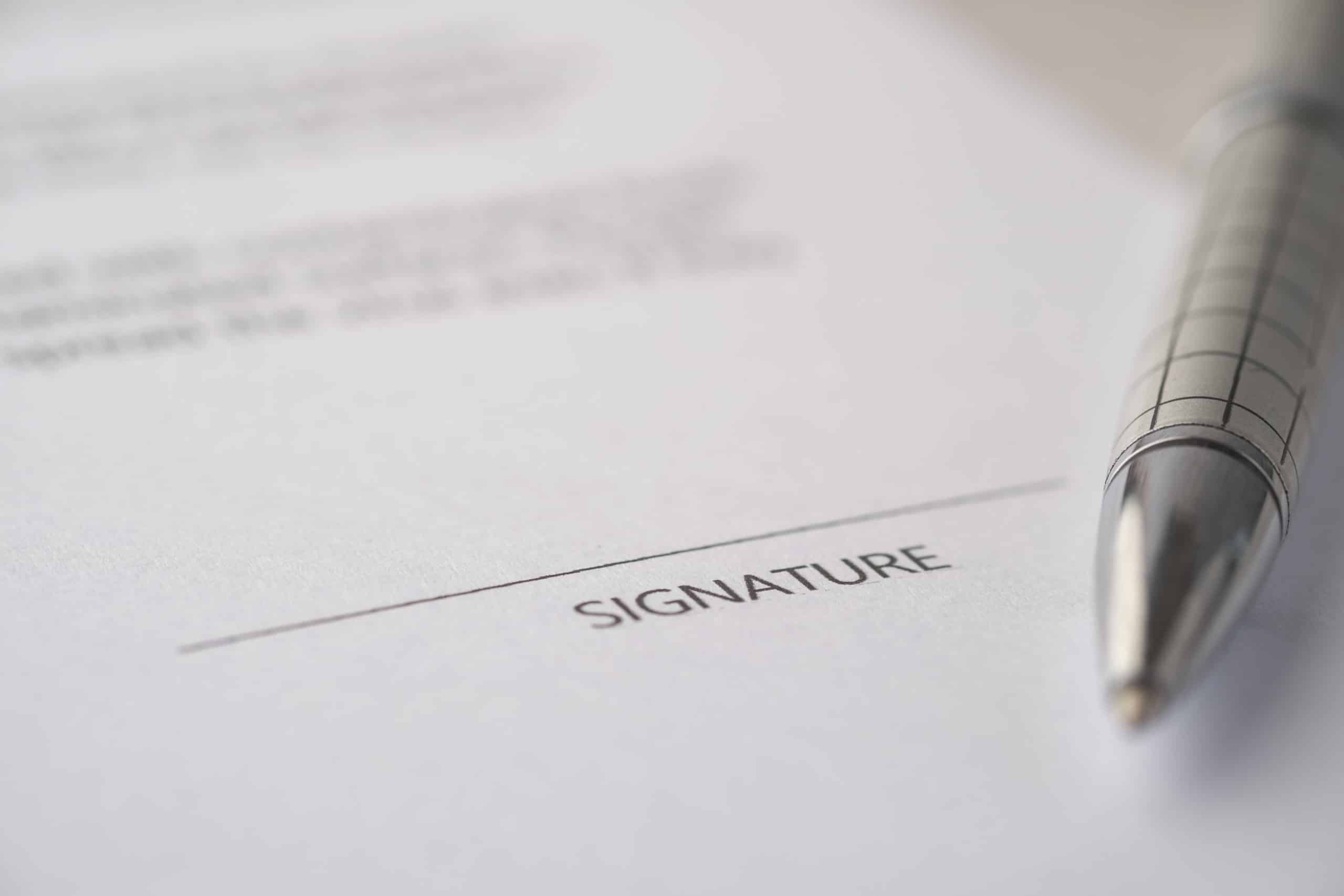 Votre signature scannée n’a plus de valeur légale